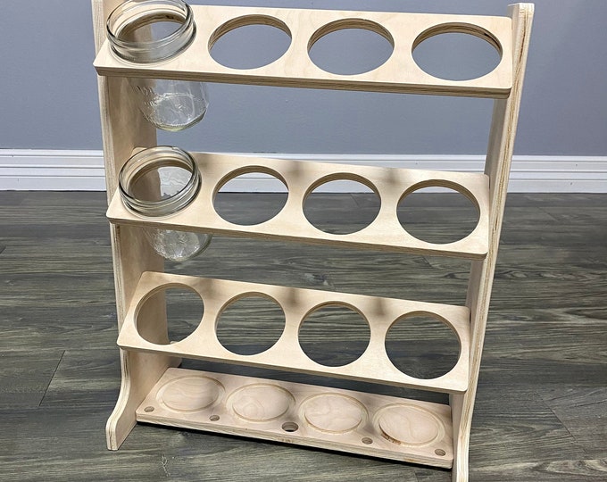 Mason Jar Holder - 12 Count - Craft Room Storage - Organizer