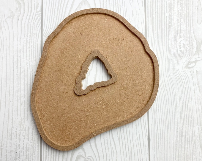 Hollow Geode Blank for acrylic pouring or resin art (I)