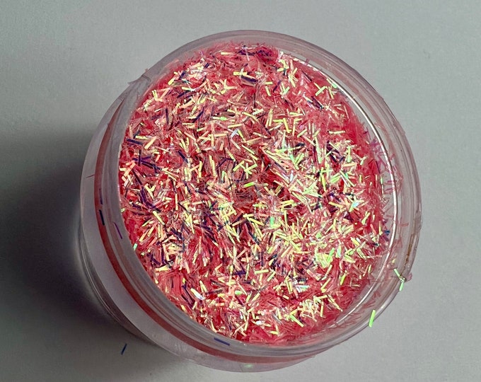 JUNE CLEARANCE - Pink Tinsel Glitter - 1 oz, 1/2 oz