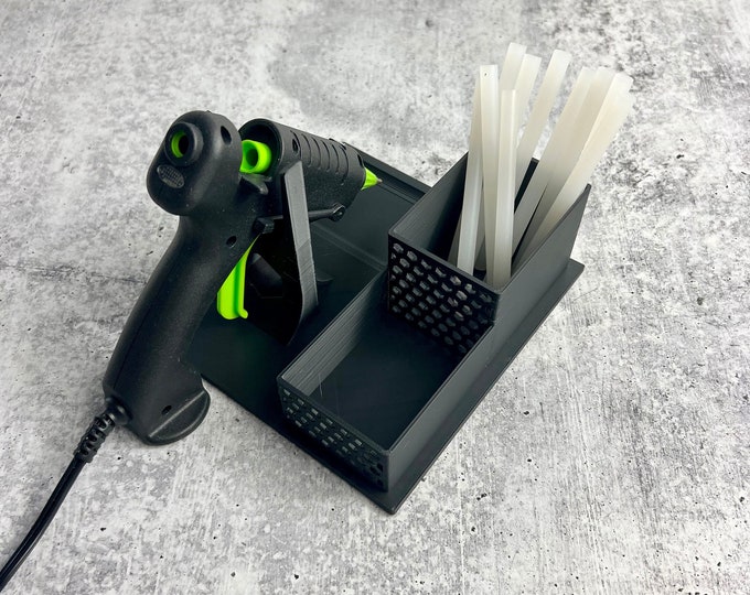 Small /  Mini Glue Gun Holder - Black