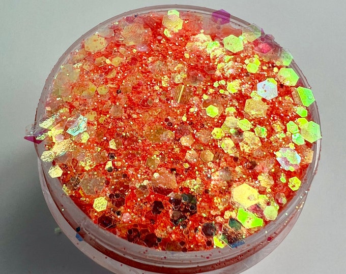 JUNE CLEARANCE - Mango Tango Glitter Mix - Available in 1/2 oz