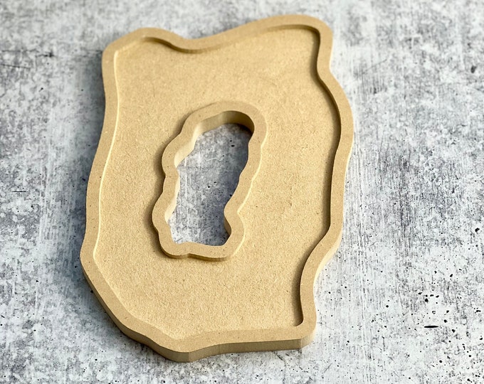 Hollow Geode Blank for acrylic pouring or resin art (EE)