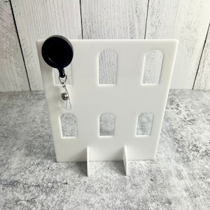 Badge Reel Display Stand - Holds 6