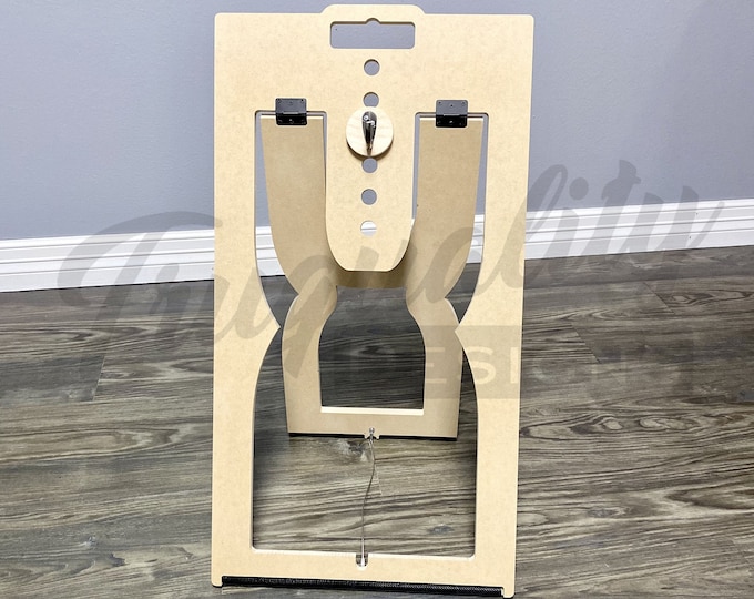 Wreath Making Easel - Adjustable and Collapsible - Compact
