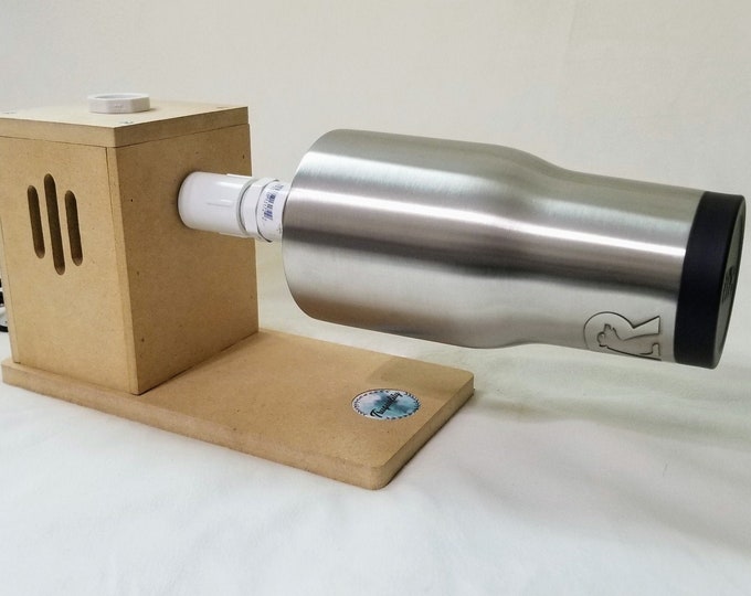 READY TO SHIP - Single Cup Turner with drying rack - Cuptisserie - One Cup Turner for Making Glitter Epoxy Tumblers