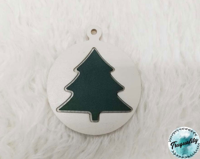 Simple, Rustic Christmas Tree Christmas Ornament - Farmhouse | Decor | Christmas |