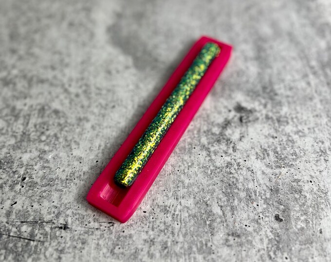 Epoxy Pen Cradle - Glitter Pen Cradle - Pink