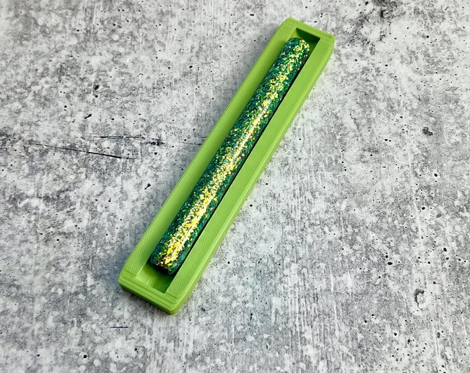 Epoxy Pen Cradle - Glitter Pen Cradle - Green