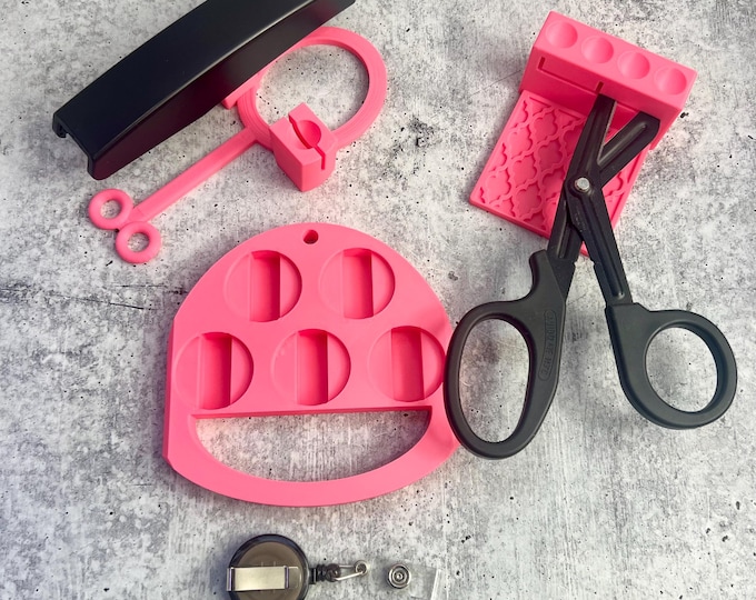 UV Adapter Bundle - Stapler, Scissor, and Pen - Pink