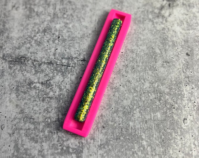 Epoxy Pen Cradle - Glitter Pen Cradle - PINK