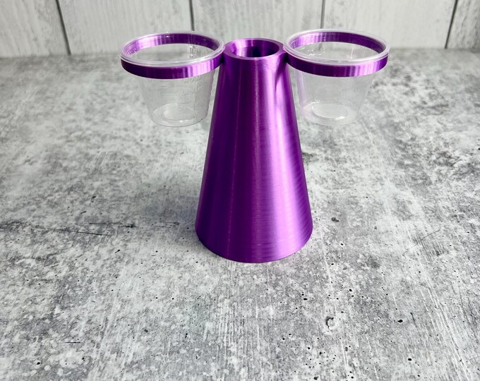 Mixing Cup Holder - 1 oz (30ml) - 2 Count - Purple