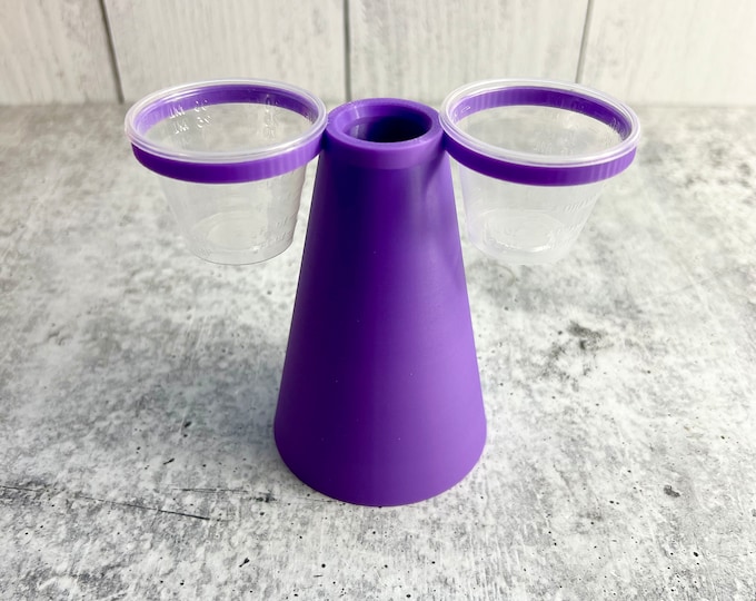 Mixing Cup Holder - 1 oz (30ml) - 2 Count - purple