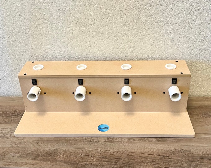 JUNE DEAL - Compact Four Cup Turner with Drying Rack - 5-6 rpm -  4 Cup Turner for Making Glitter Epoxy Tumblers --