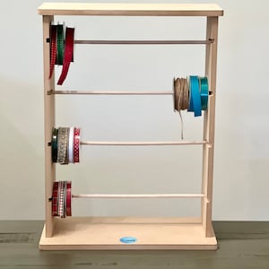 Ribbon Spool Holder - Ribbon Organizer - Craft Organizer - Ribbon Spool Stand