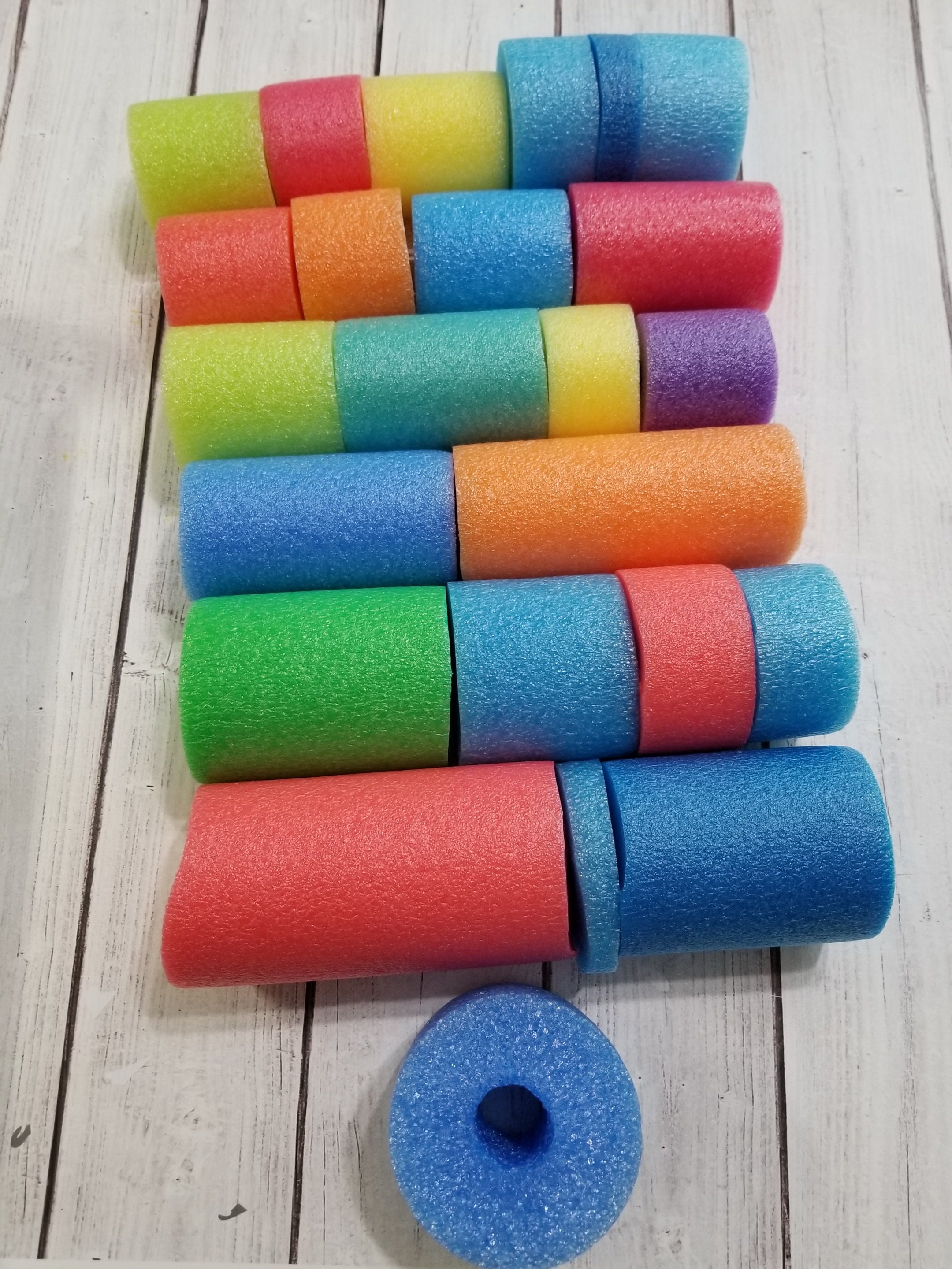 Random size, length pool noodles for cup turners cuptisserie All in