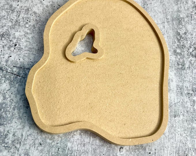 Hollow Geode Blank for acrylic pouring or resin art (BB) - 8"