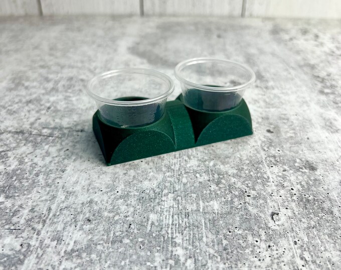 Mixing Cup Holder - 1 oz (30ml) - 2 Count - Green