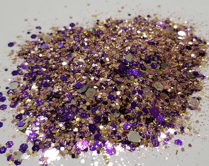 CLEARANCE - French Gold Glitter Mix - Available in 2 OZ