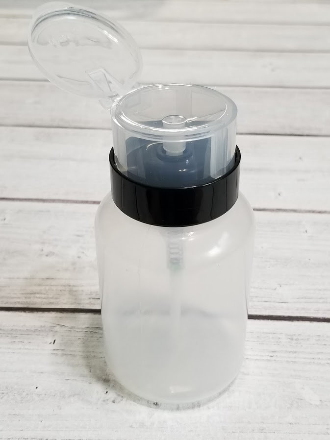 Download Clear Pump Dispenser - 200ml bottle - Great for Alcohol or Acetone