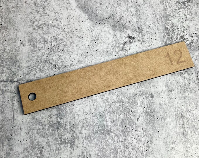 READ DESCRIPTION - 12 Inch Ribbon Tail Ruler - Wreath Making, Ribbon Ruler- Scratch and Dent Sale