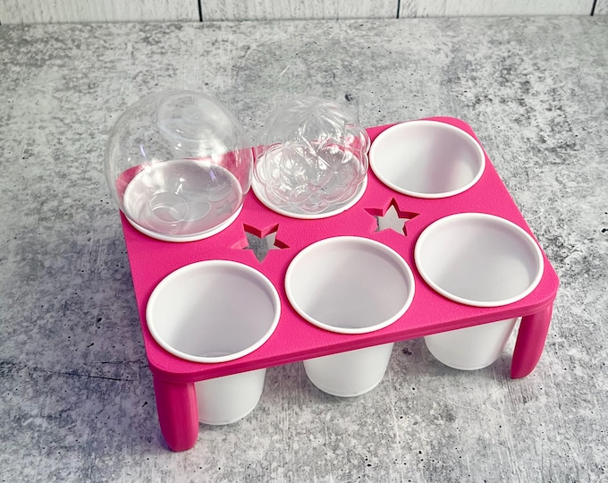 Ornament Cradle Drip Station - Christmas - Pink