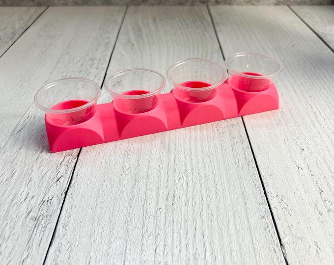 Mixing Cup Holder - 1 oz (30ml) - 4 Count - Pink