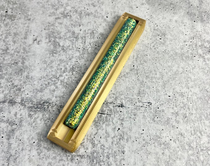 READ DESCRIPTION - Epoxy Pen Cradle - Glitter Pen Cradle- Scratch and Dent Sale