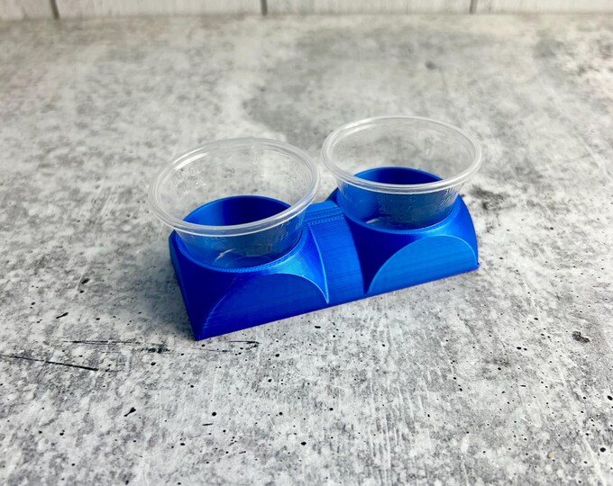 Mixing Cup Holder - 1 oz (30ml) - 2 Count - Blue