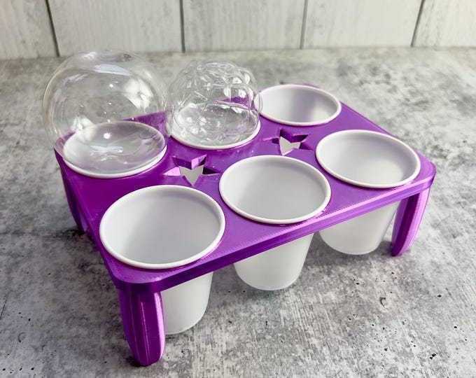 Ornament Cradle Drip Station - Christmas - Purple