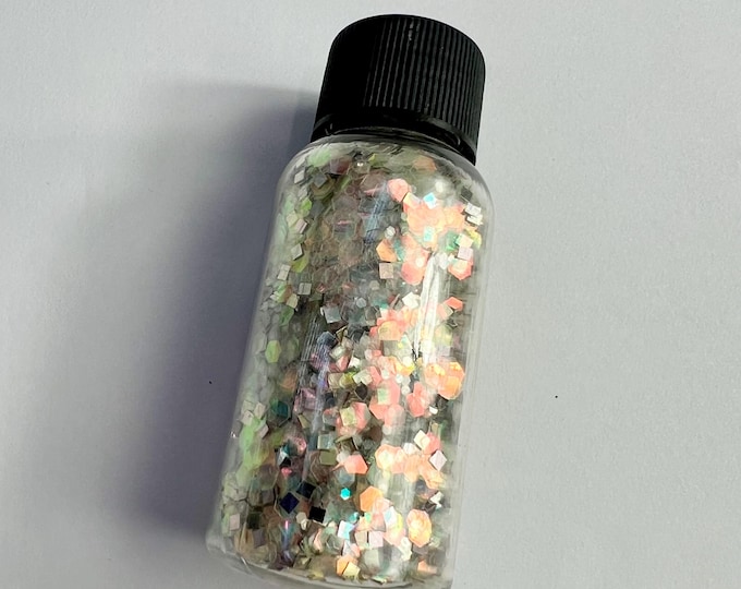 CLEARANCE - Glitter Mix - Available in 1 oz - Square