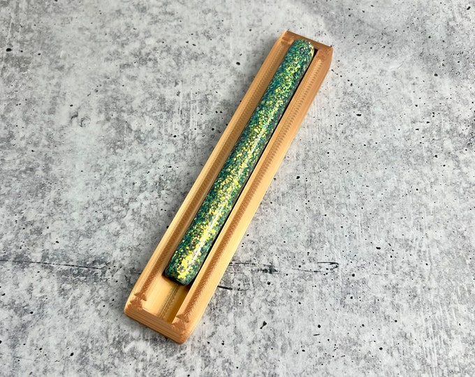READ DESCRIPTION - Epoxy Pen Cradle - Glitter Pen Cradle- Scratch and Dent Sale