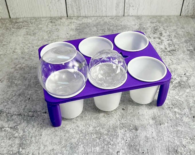 READ DESCRIPTION - Ornament Cradle Drip Station - Christmas - PURPLE