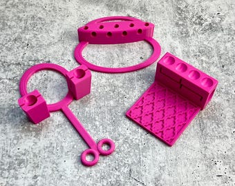 UV Adapter Bundle - Stapler, Scissor, and Pen - Pink