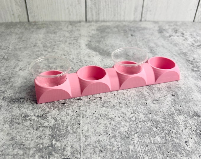 Mixing Cup Holder - 1 oz (30ml) - 4 Count - Pink