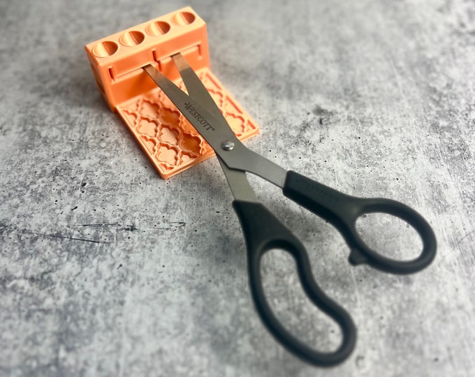 UV Adapter for Scissors - Glitter Scissor Adapter - Trauma Scissors - Orange