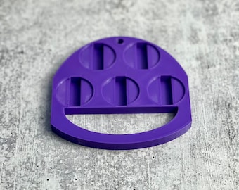 UV Badge Reel Holder - Glitter Badge Reel - Purple