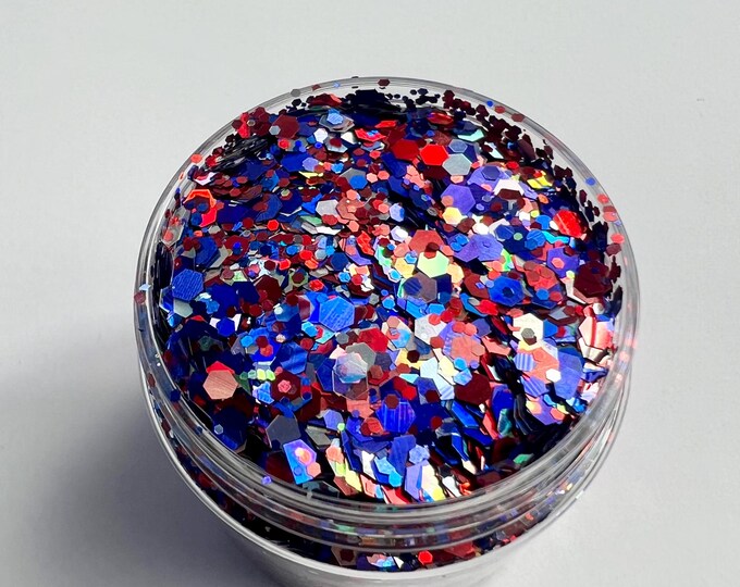 CLEARANCE - Firecracker Glitter Mix - Available in 2 oz