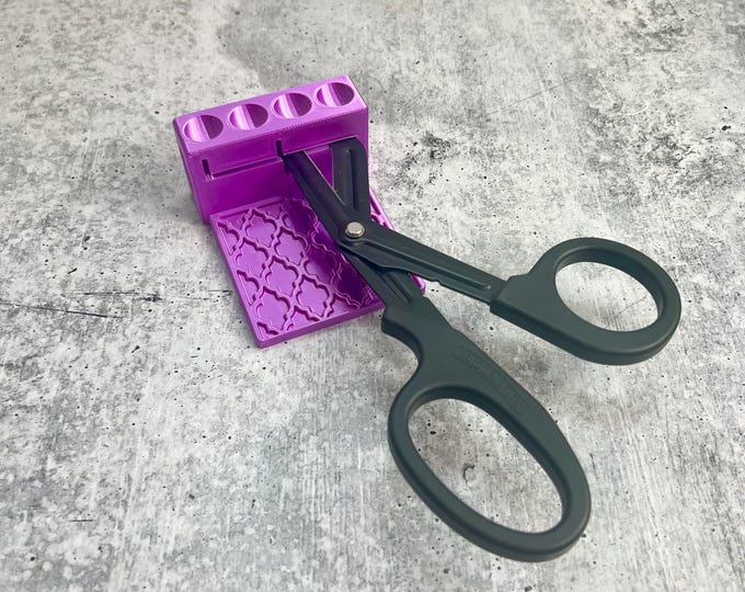 UV Adapter for Scissors - Glitter Scissor Adapter - Trauma Scissors - Purple