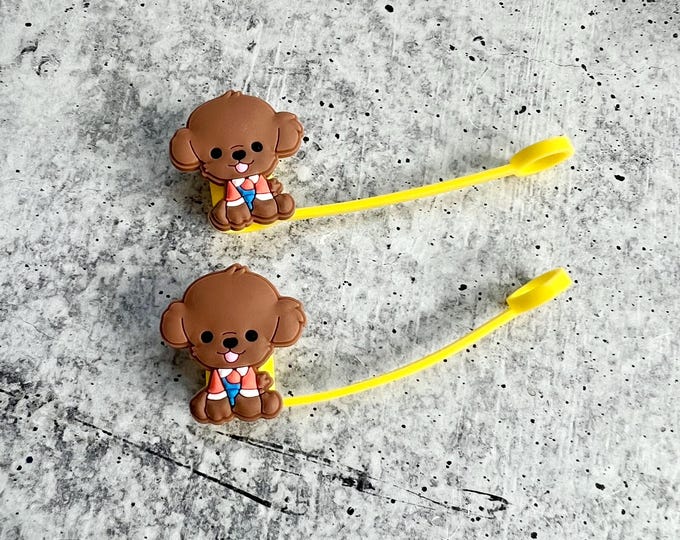 Dog Straw Topper - 10MM Straws - Cute Straw Topper -