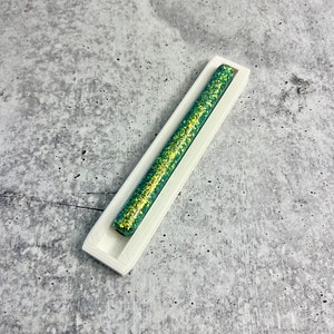 READ DESCRIPTION - Epoxy Pen Cradle - Glitter Pen Cradle- Scratch and Dent Sale