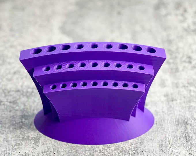 Paint Brush Organizer - Paint Brush - Craft Room Organizer - Purple