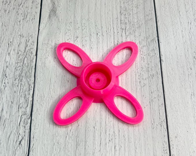 3D Printed Single Cup Drying Rack - Tumbler Turner Accessory - Hot Pink