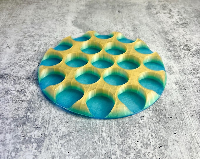 SCRATCH & DENT - 3D Printed Paint Bottle Holder - Holds Nineteen 2 oz Paint Bottles -