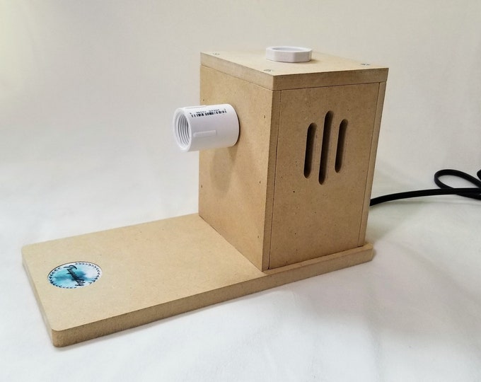 READY TO SHIP - Single Cup Turner with drying rack - 2.5-3 rpm motor - One Cup Turner for Making Glitter Epoxy Tumblers