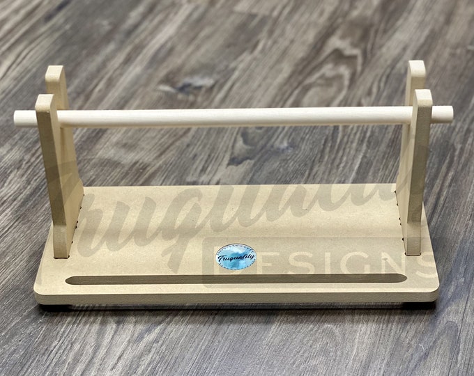 READY TO SHIP - 12" Mesh Holder, Ribbon Holder - | Mesh Roller | Wreath Maker Tool | Vinyl Roll Holder |