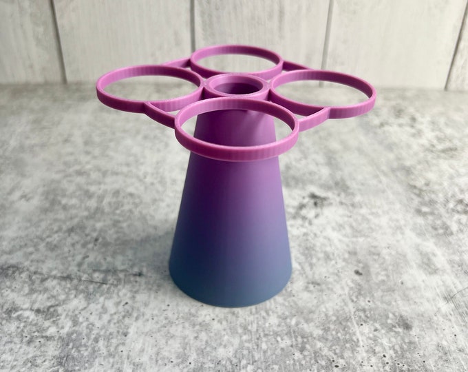 Mixing Cup Holder - 1 oz (30ml) - 4 Count - PURPLE / PINK