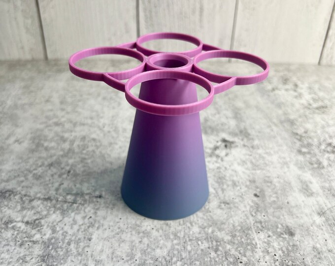 Mixing Cup Holder - 1 oz (30ml) - 4 Count - PURPLE / PINK