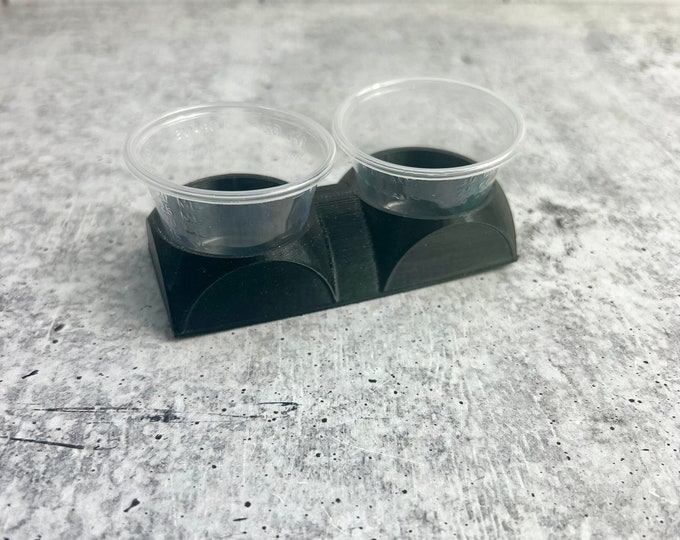 READ DESCRIPTION - Mixing Cup Holder - 1 oz (30ml) - 2 Count- Scratch and Dent Sale
