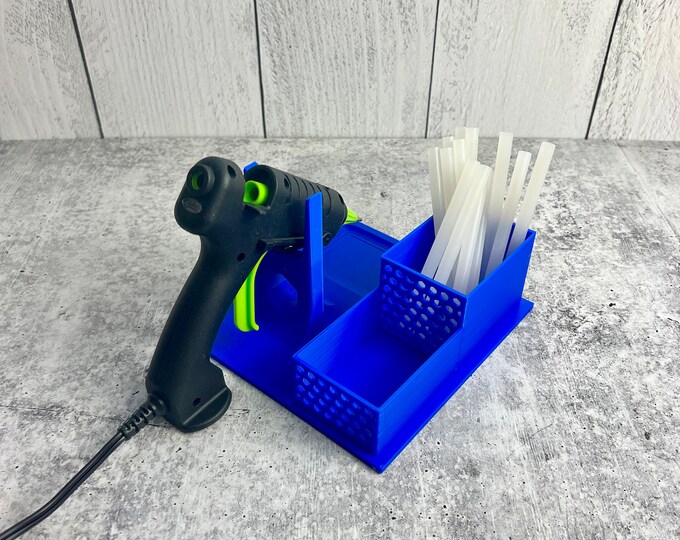 Small /  Mini Glue Gun Holder - Blue