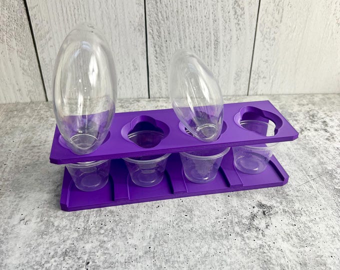 Ornament Cradle Drip Station - Christmas - purple